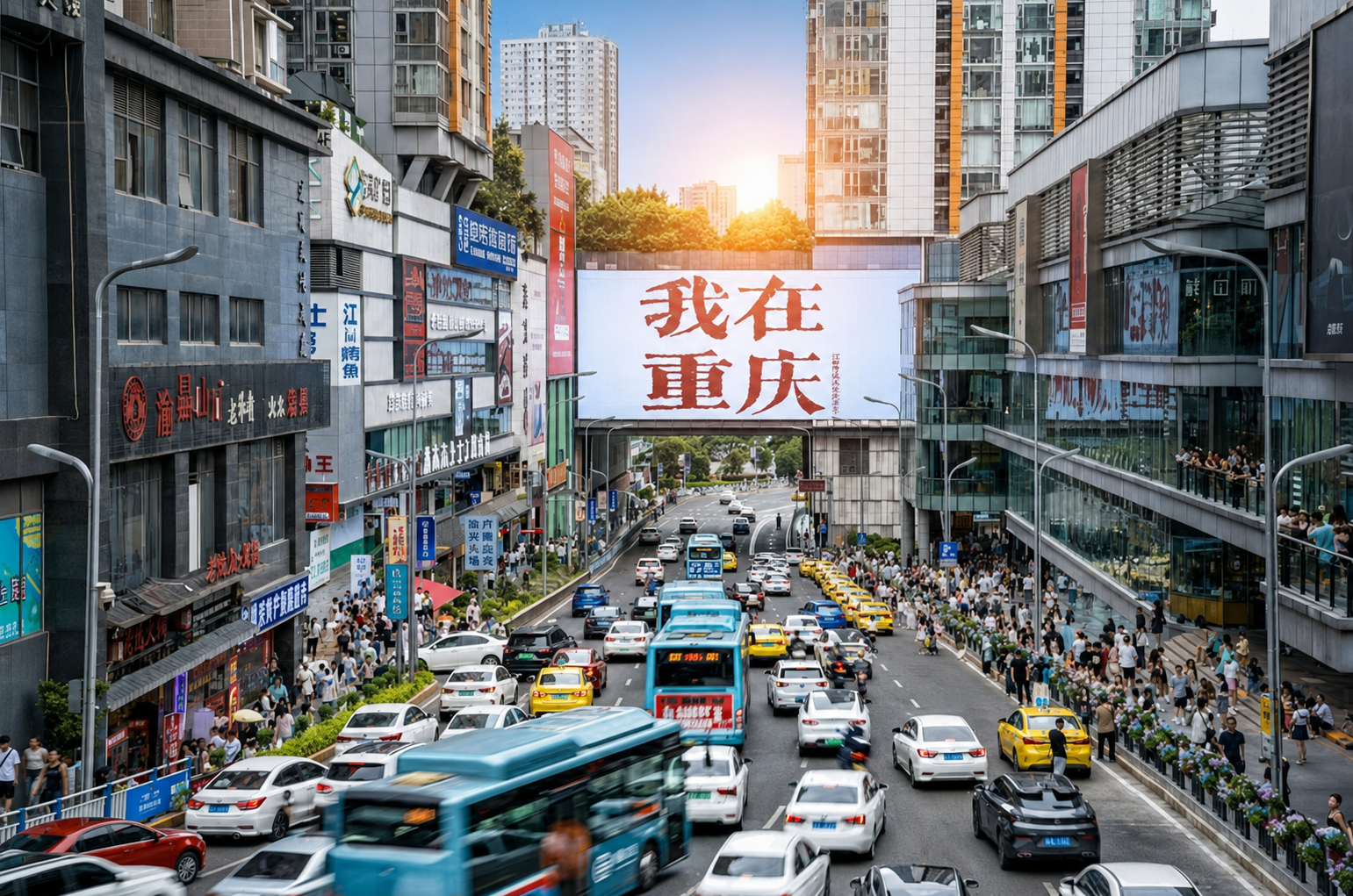 我在重慶大螢幕